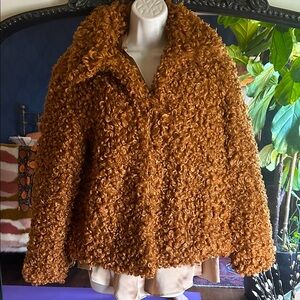 Philosophy faux fur teddy jacket.